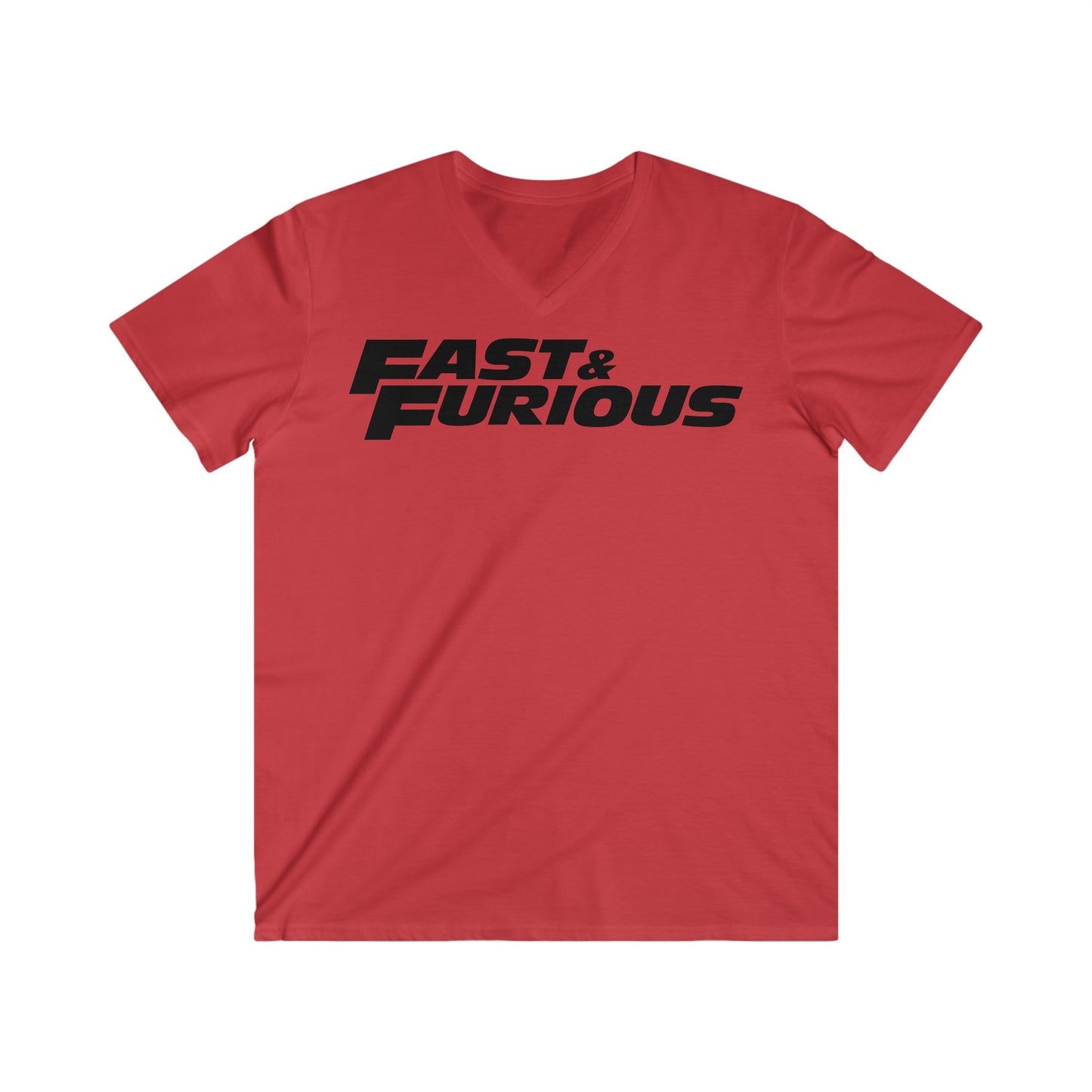 Custom Fitted V-Neck Short Sleeve Tee