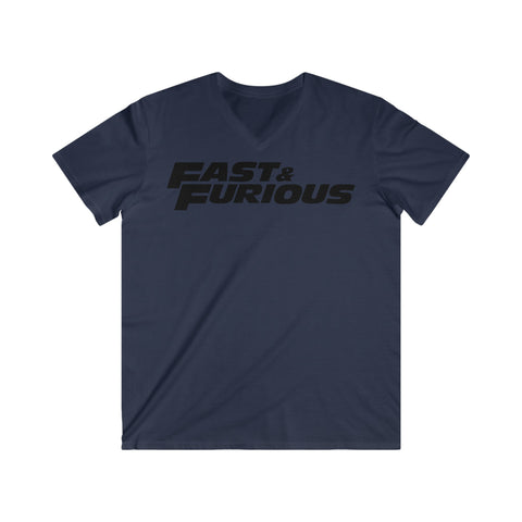 Custom Fitted V-Neck Short Sleeve Tee