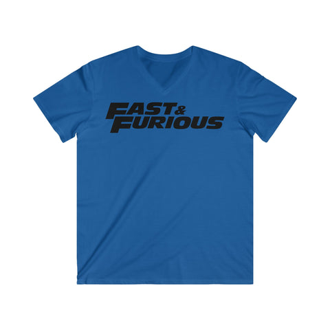Custom Fitted V-Neck Short Sleeve Tee