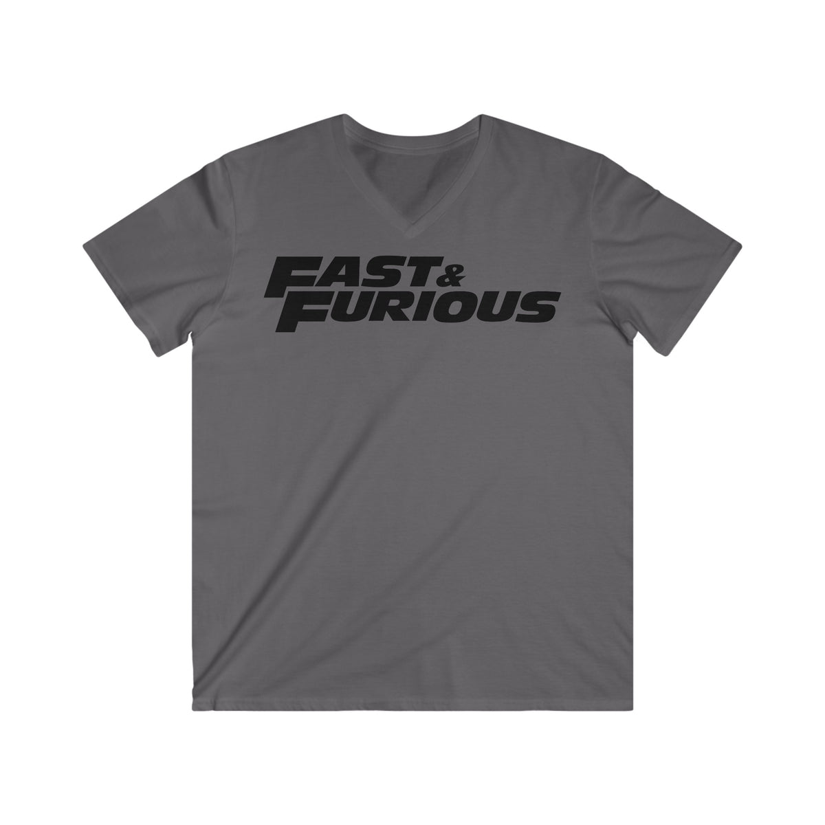 Custom Fitted V-Neck Short Sleeve Tee