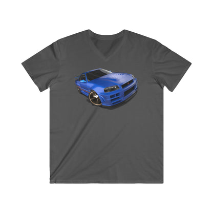 Nissan  Fitted V-Neck Short Sleeve Tee