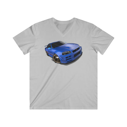 Nissan  Fitted V-Neck Short Sleeve Tee