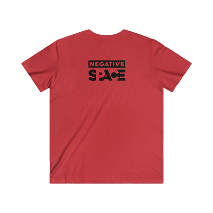 Custom Fitted V-Neck Short Sleeve Tee