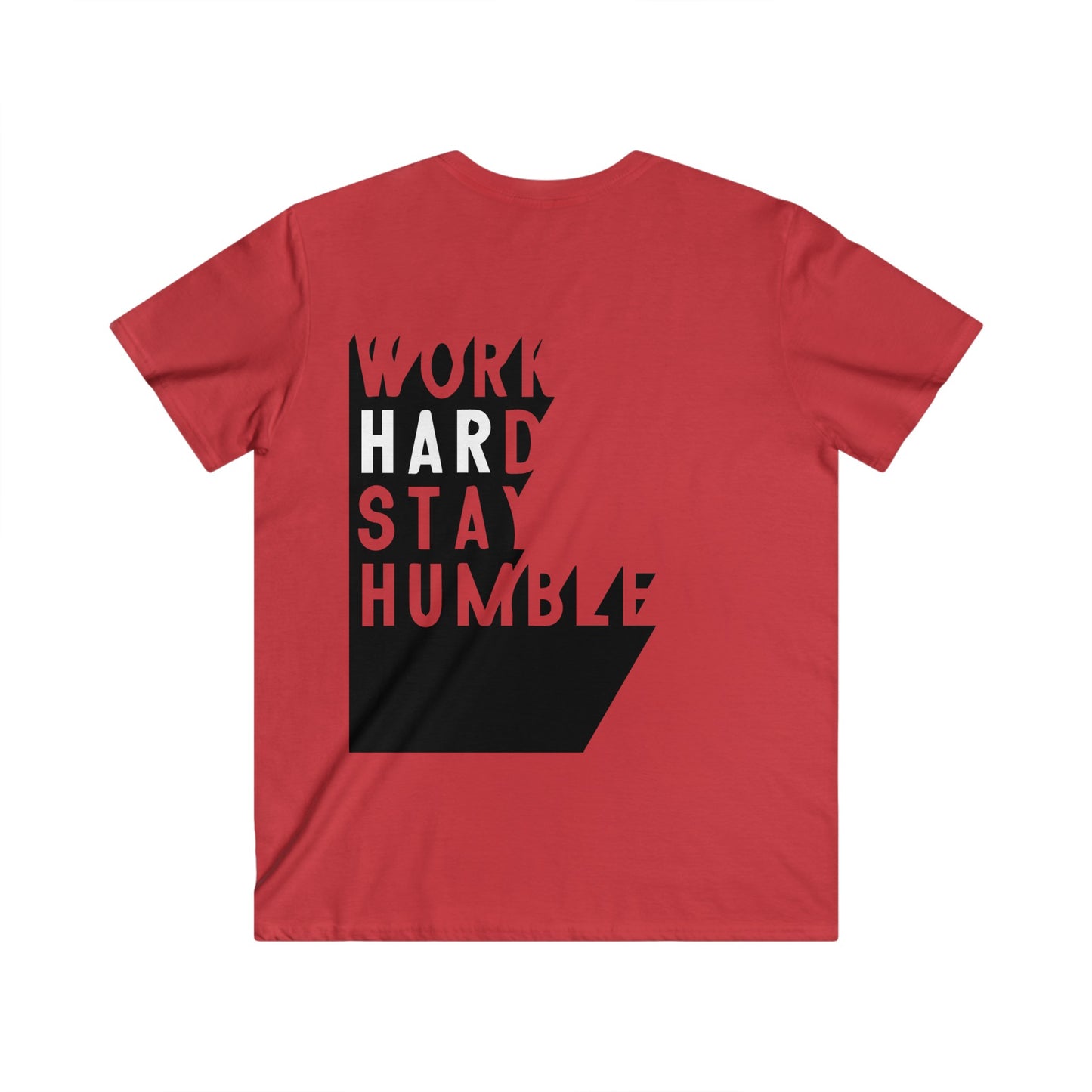 Custom Fitted V-Neck Short Sleeve Tee