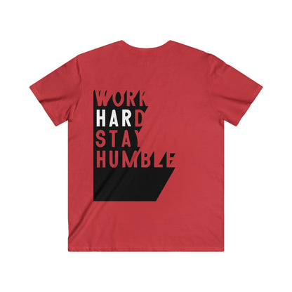 Custom Fitted V-Neck Short Sleeve Tee