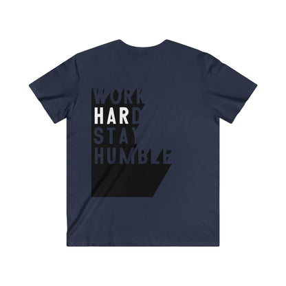 Custom Fitted V-Neck Short Sleeve Tee