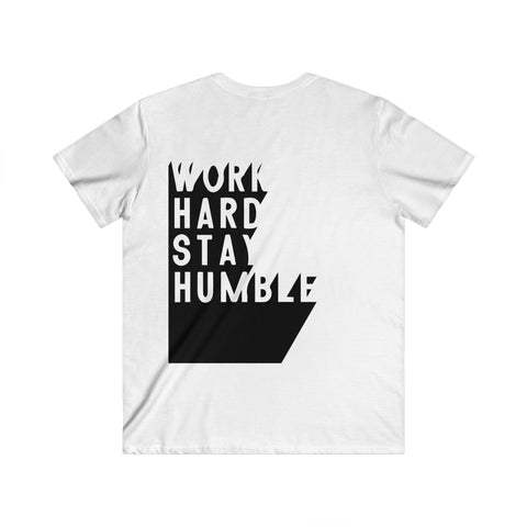 Custom Fitted V-Neck Short Sleeve Tee
