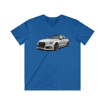 Audi Fitted V-Neck Short Sleeve Tee