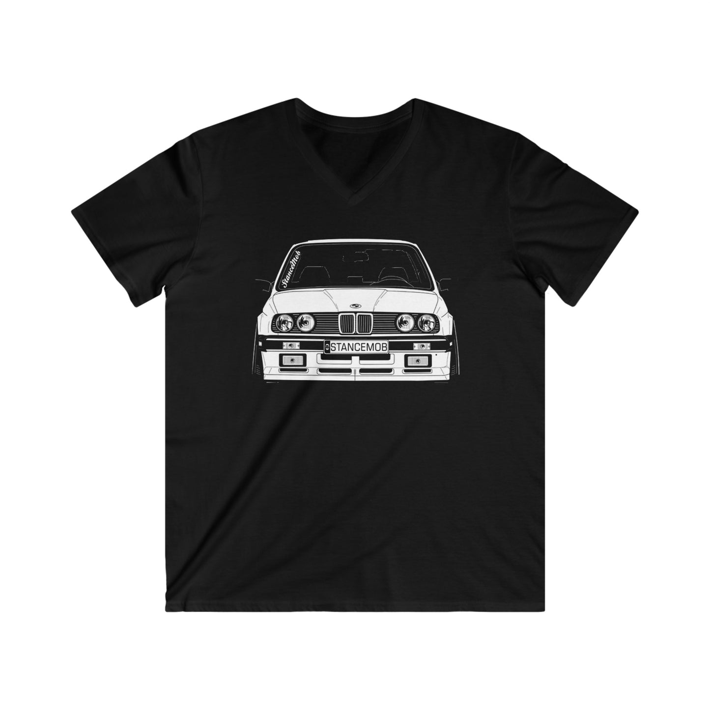 BMW Fitted V-Neck Short Sleeve Tee