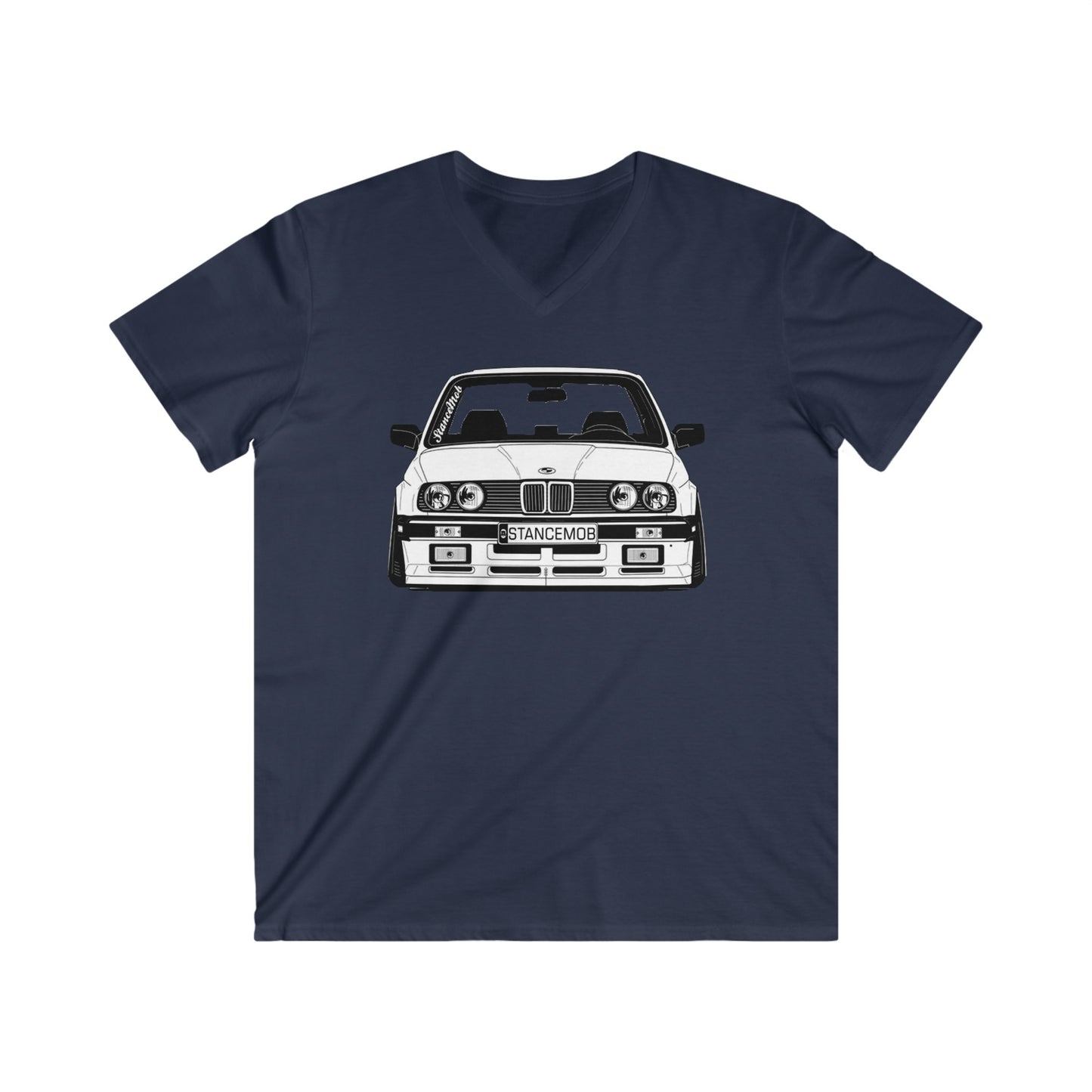 BMW Fitted V-Neck Short Sleeve Tee