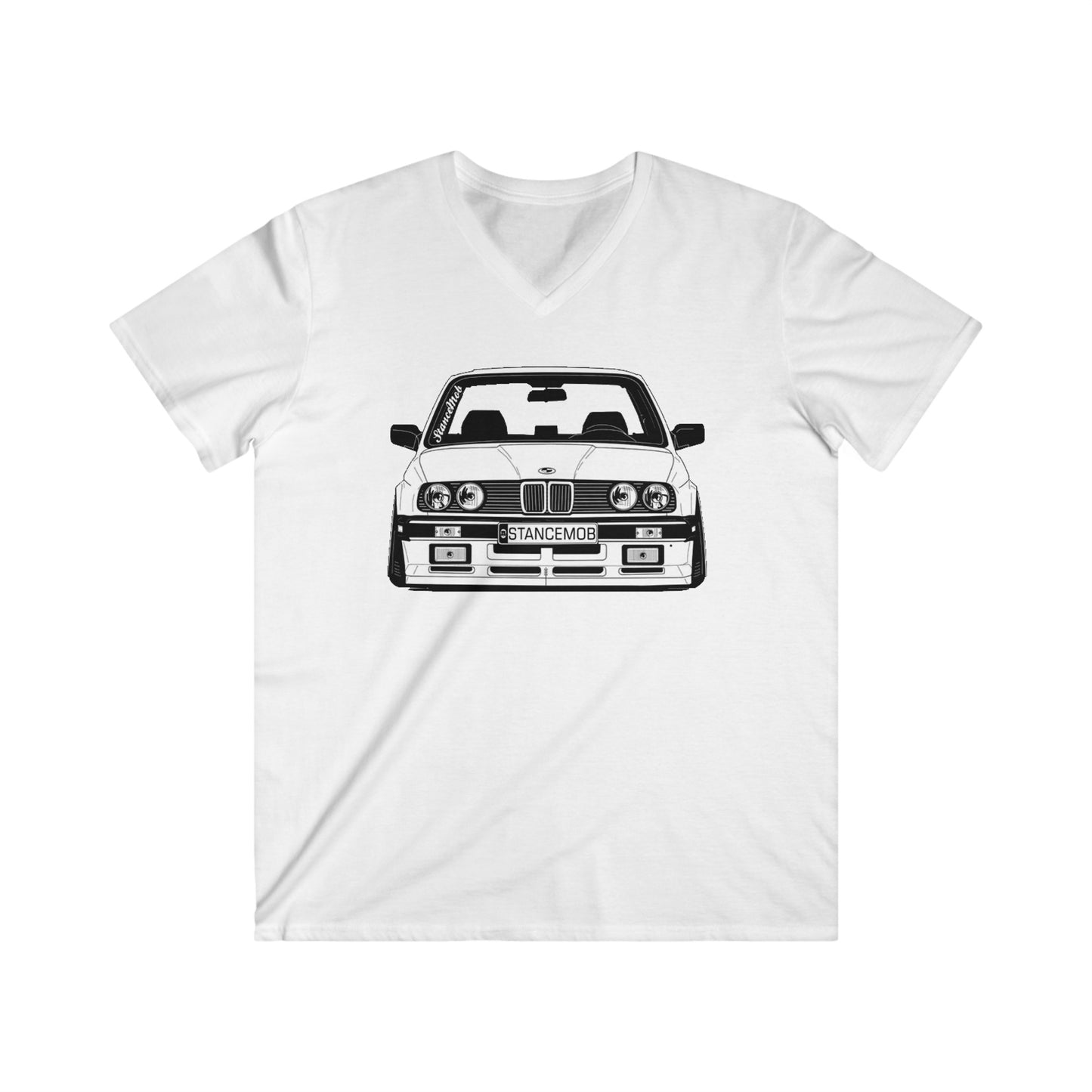 BMW Fitted V-Neck Short Sleeve Tee