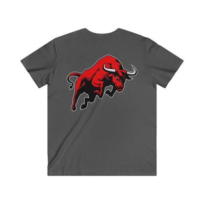 Custom Fitted V-Neck Short Sleeve Tee