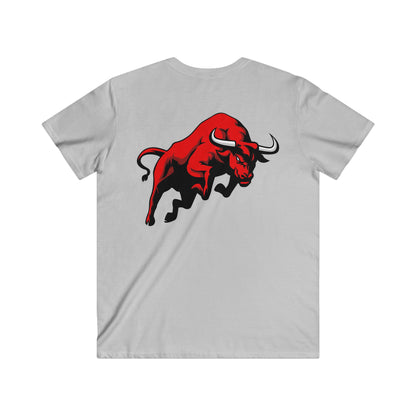 Custom Fitted V-Neck Short Sleeve Tee