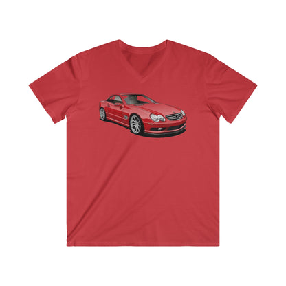 Mercedes Fitted V-Neck Short Sleeve Tee