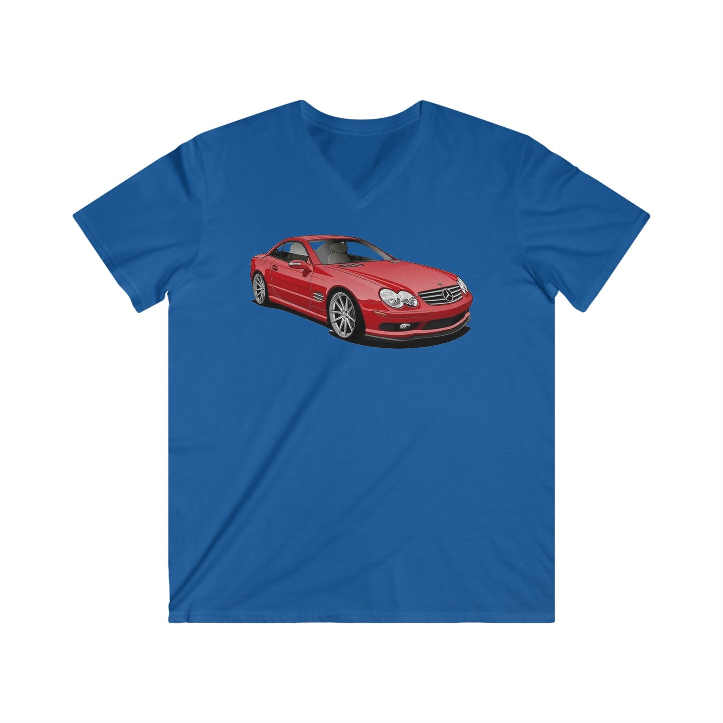 Mercedes Fitted V-Neck Short Sleeve Tee