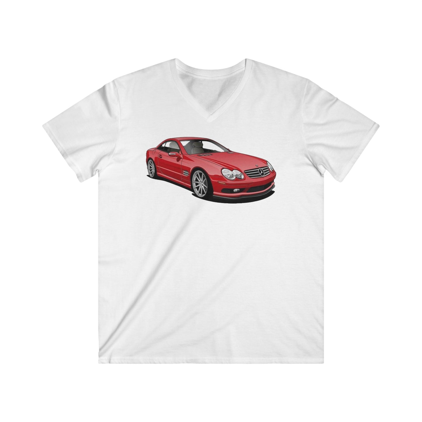 Mercedes Fitted V-Neck Short Sleeve Tee