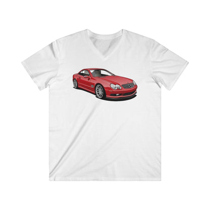 Mercedes Fitted V-Neck Short Sleeve Tee