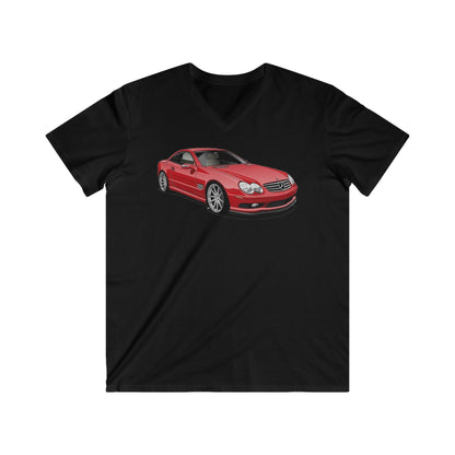 Mercedes Fitted V-Neck Short Sleeve Tee