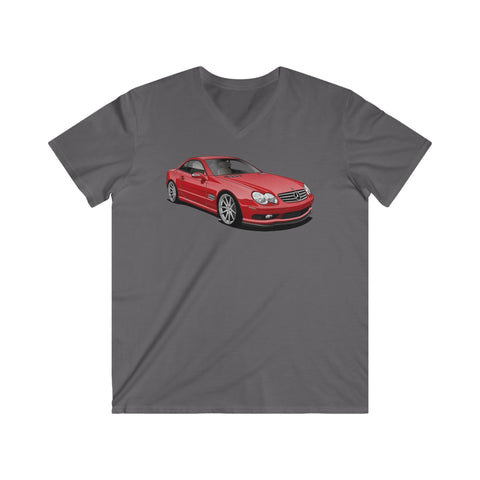 Mercedes Fitted V-Neck Short Sleeve Tee