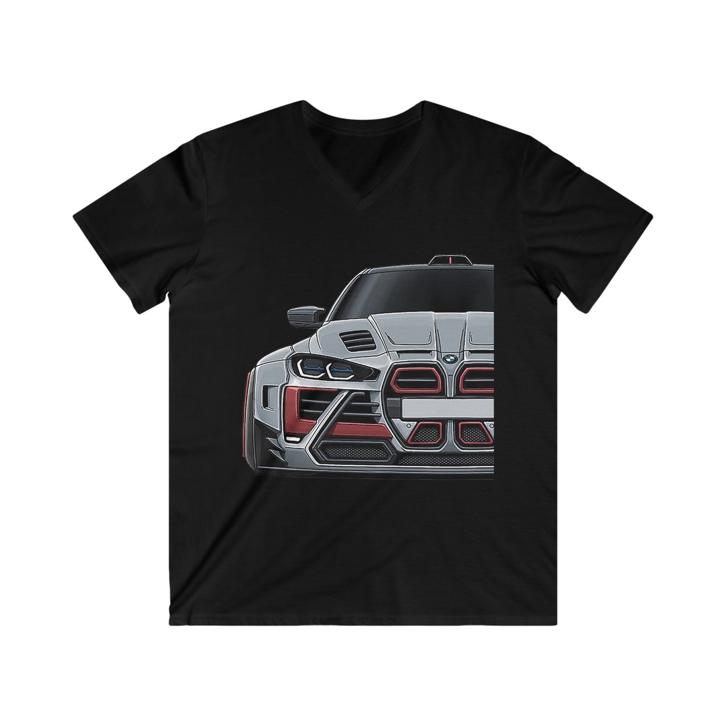 BMW Fitted V-Neck Short Sleeve Tee