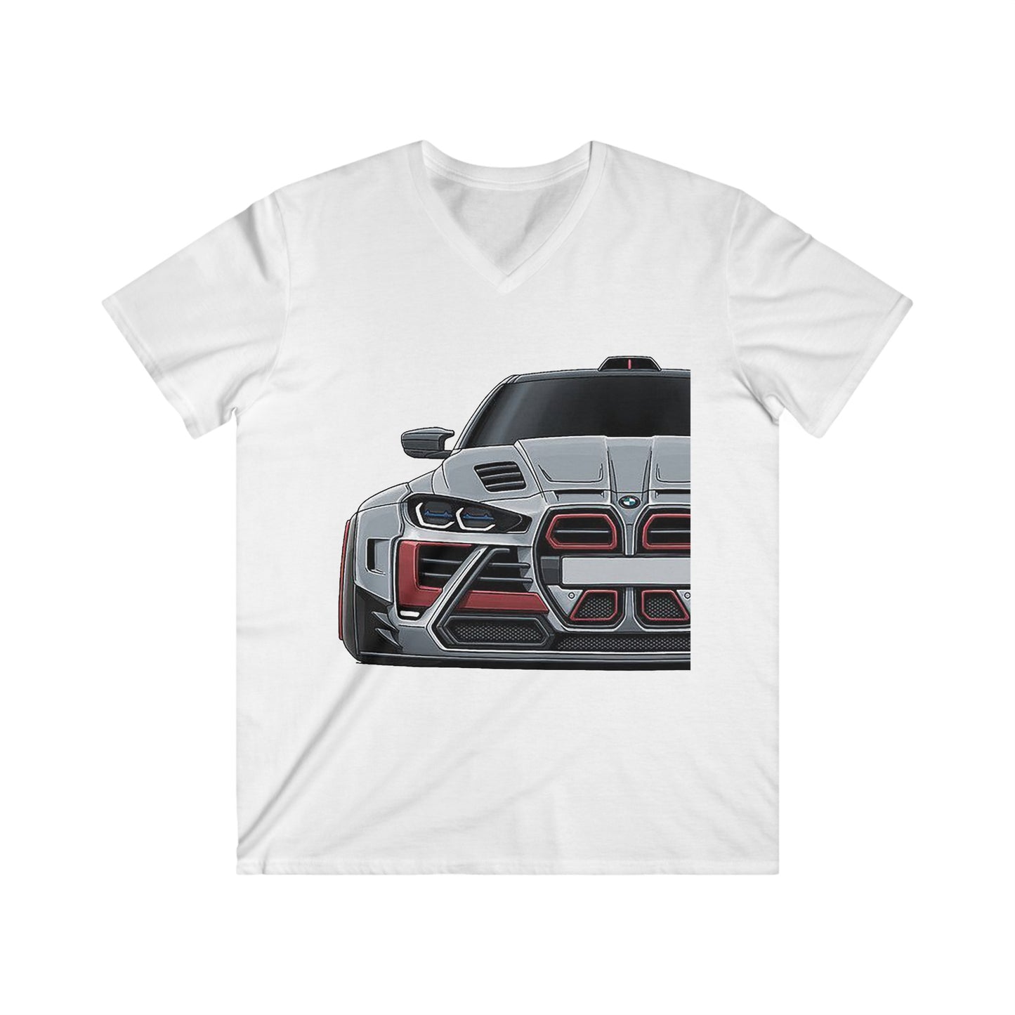 BMW Fitted V-Neck Short Sleeve Tee