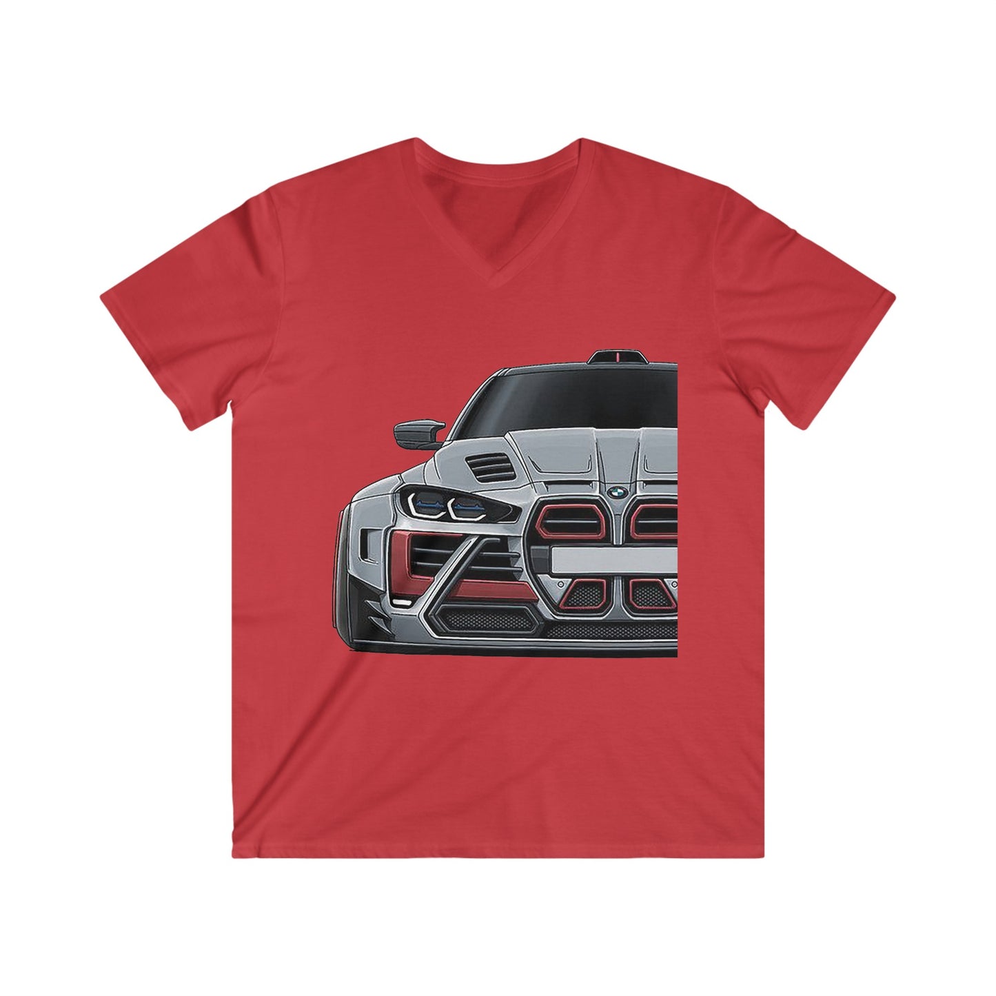 BMW Fitted V-Neck Short Sleeve Tee