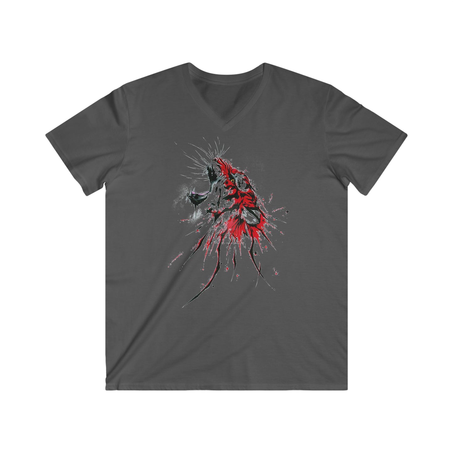 Custom Fitted V-Neck Short Sleeve Tee