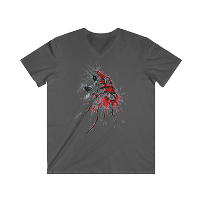 Custom Fitted V-Neck Short Sleeve Tee