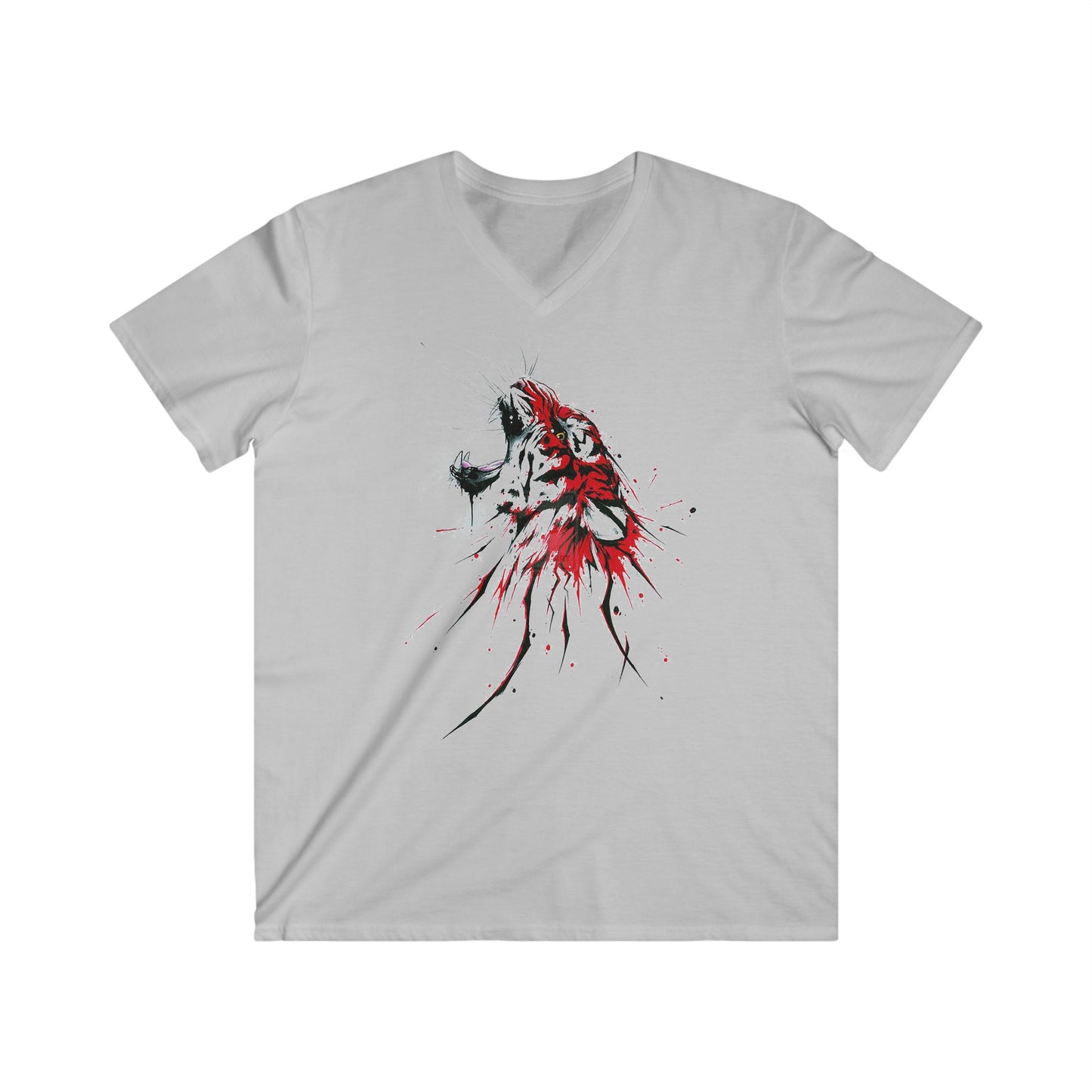 Custom Fitted V-Neck Short Sleeve Tee