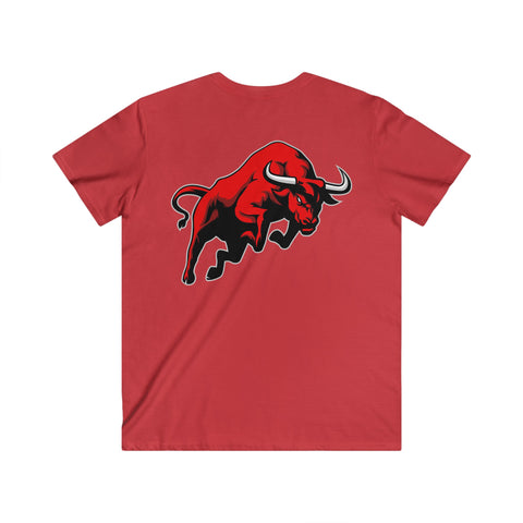 Custom Fitted V-Neck Short Sleeve Tee