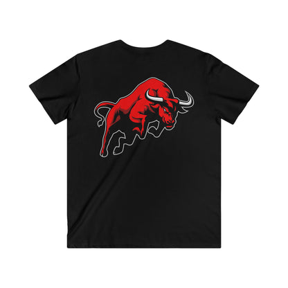 Custom Fitted V-Neck Short Sleeve Tee