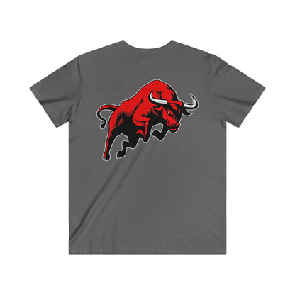 Custom Fitted V-Neck Short Sleeve Tee