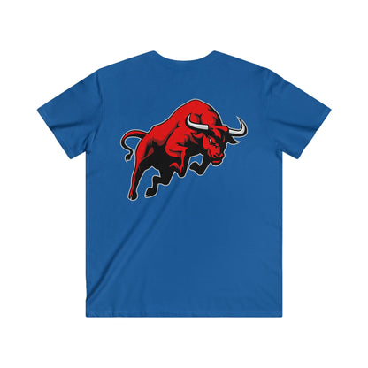 Custom Fitted V-Neck Short Sleeve Tee