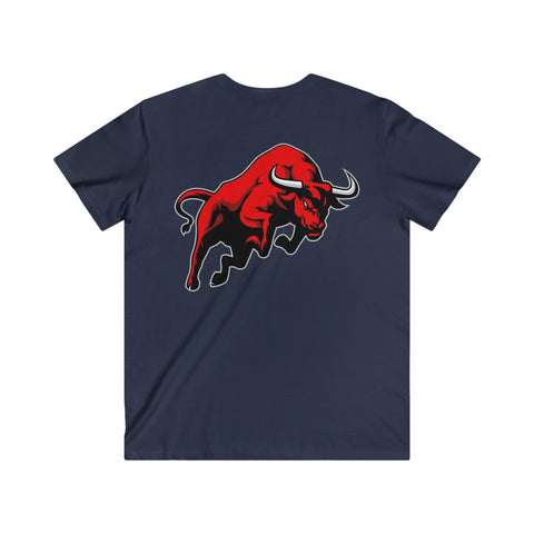 Custom Fitted V-Neck Short Sleeve Tee