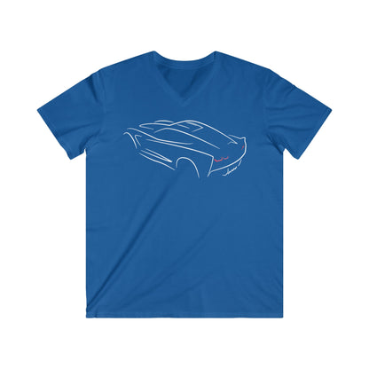 Chevrolet  Fitted V-Neck Short Sleeve Tee
