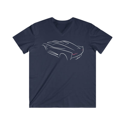 Chevrolet  Fitted V-Neck Short Sleeve Tee
