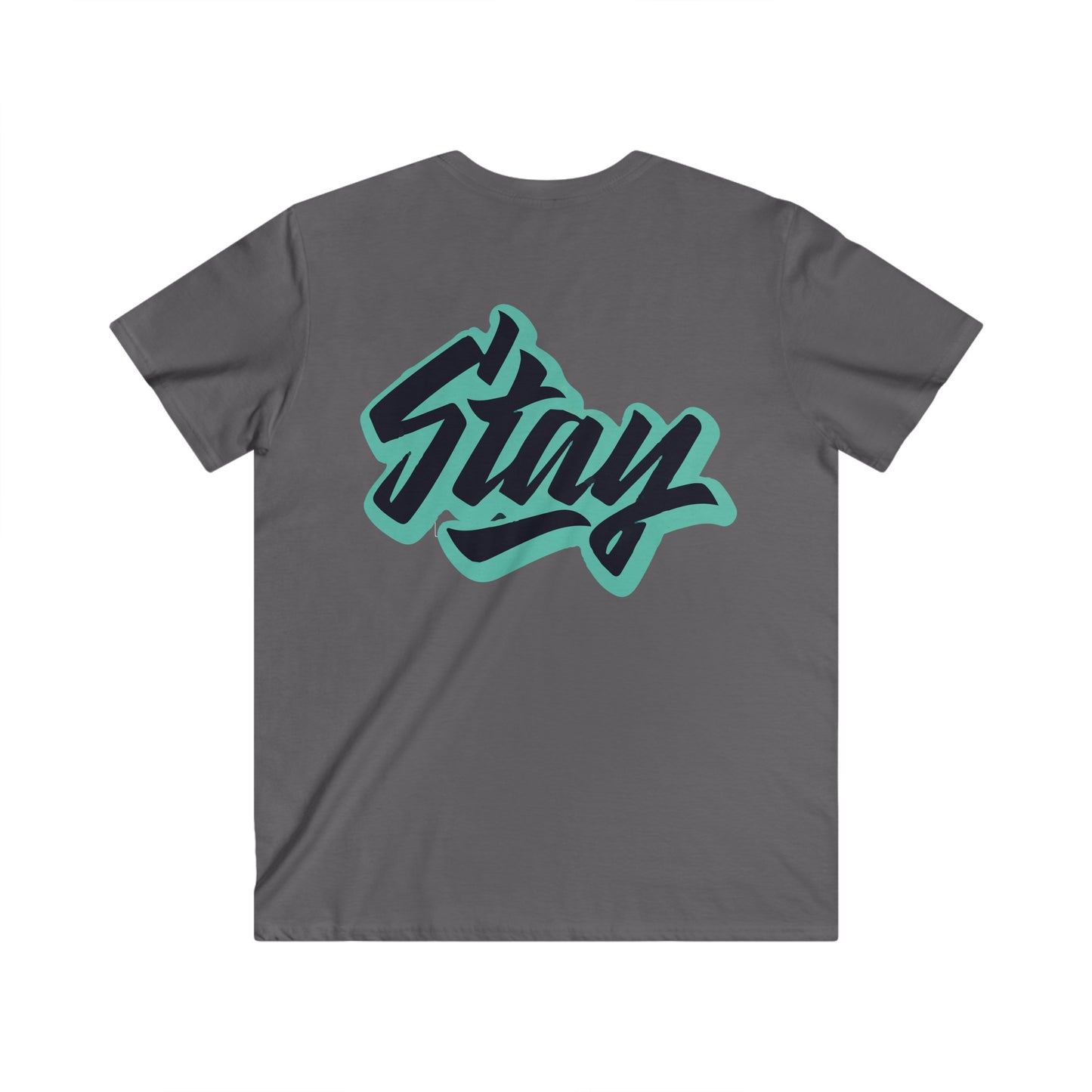 Custom Fitted V-Neck Short Sleeve Tee