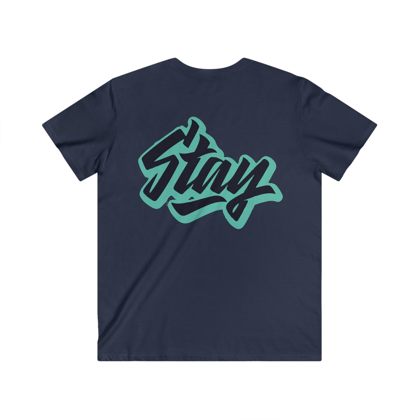 Custom Fitted V-Neck Short Sleeve Tee