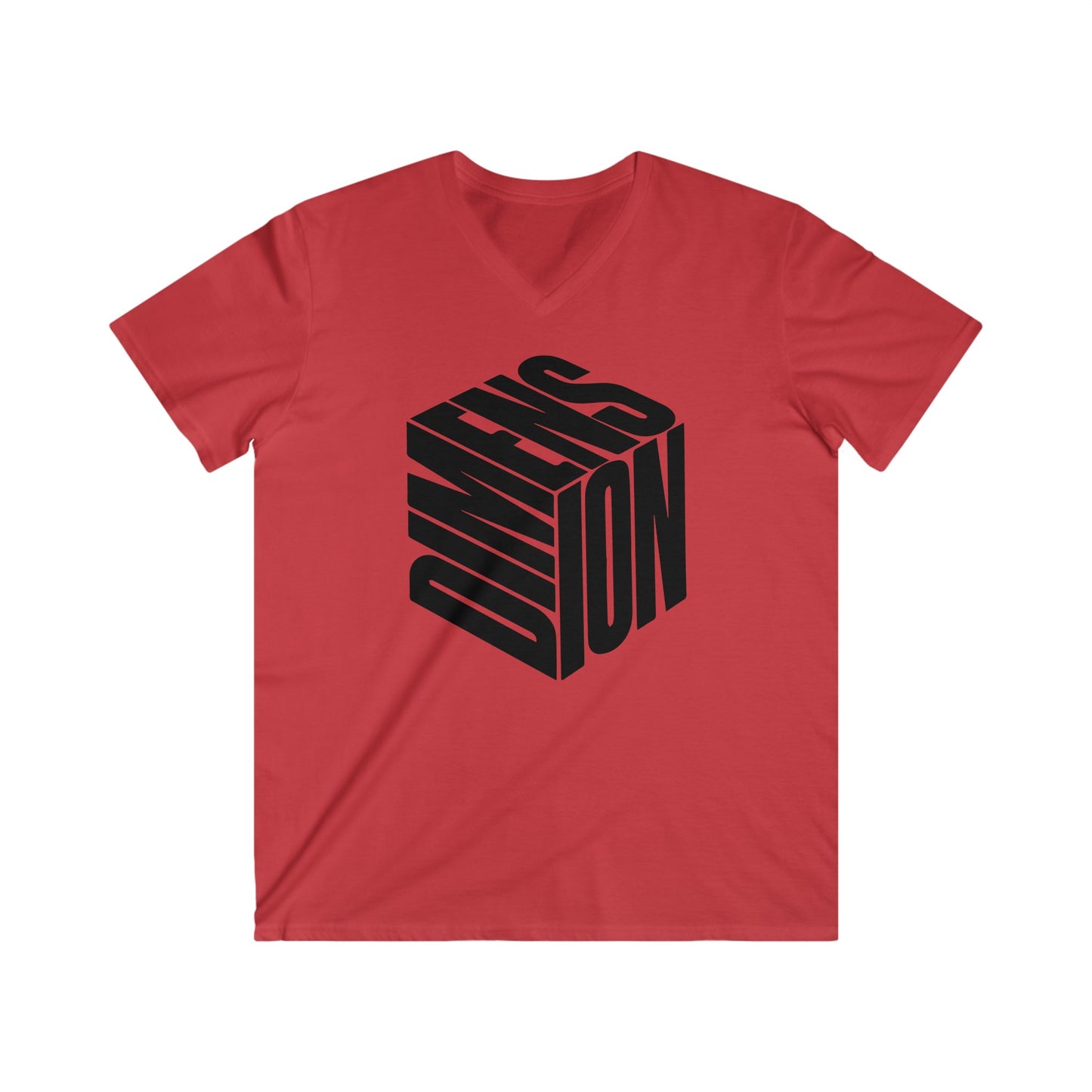 Custom Fitted V-Neck Short Sleeve Tee