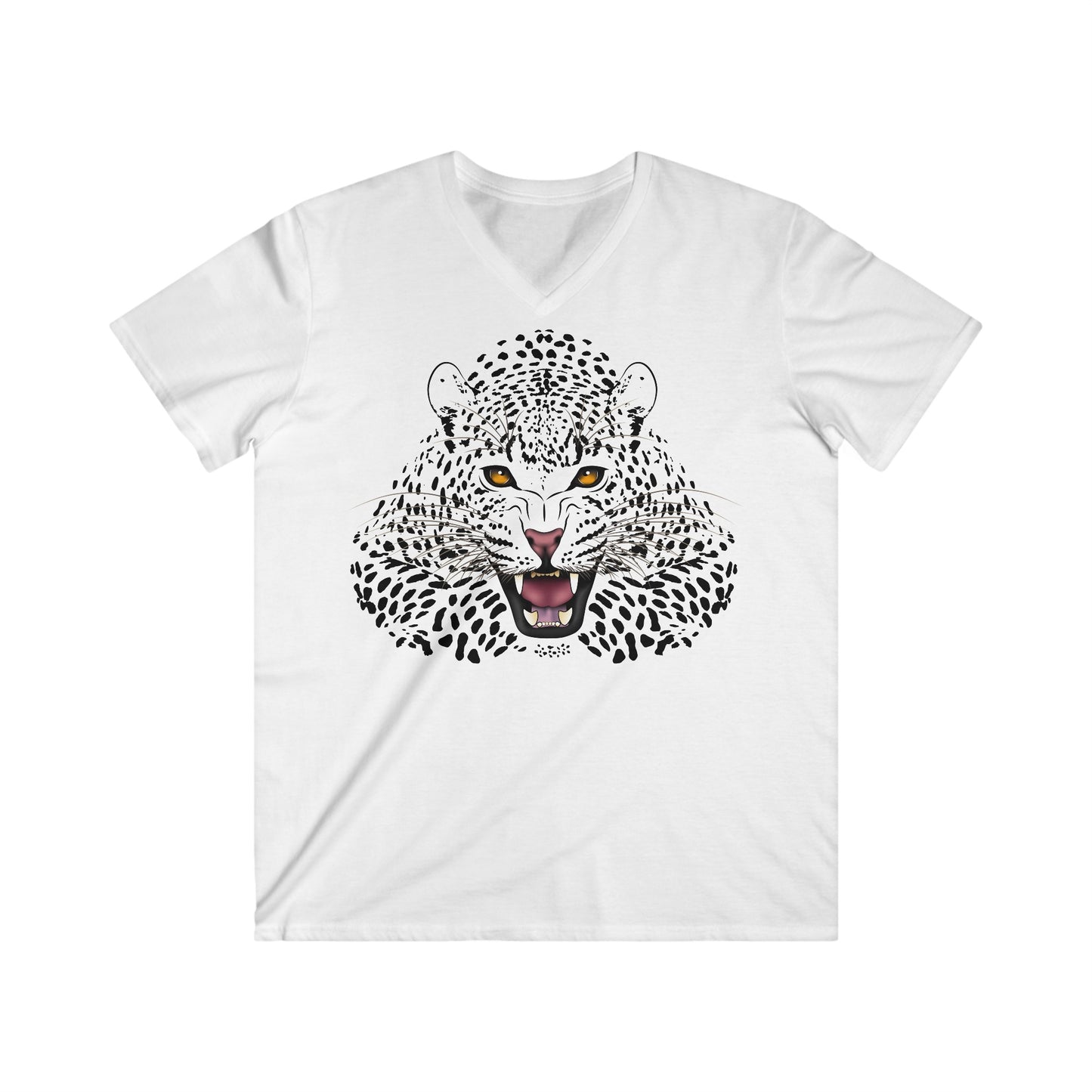 Custom Fitted V-Neck Short Sleeve Tee