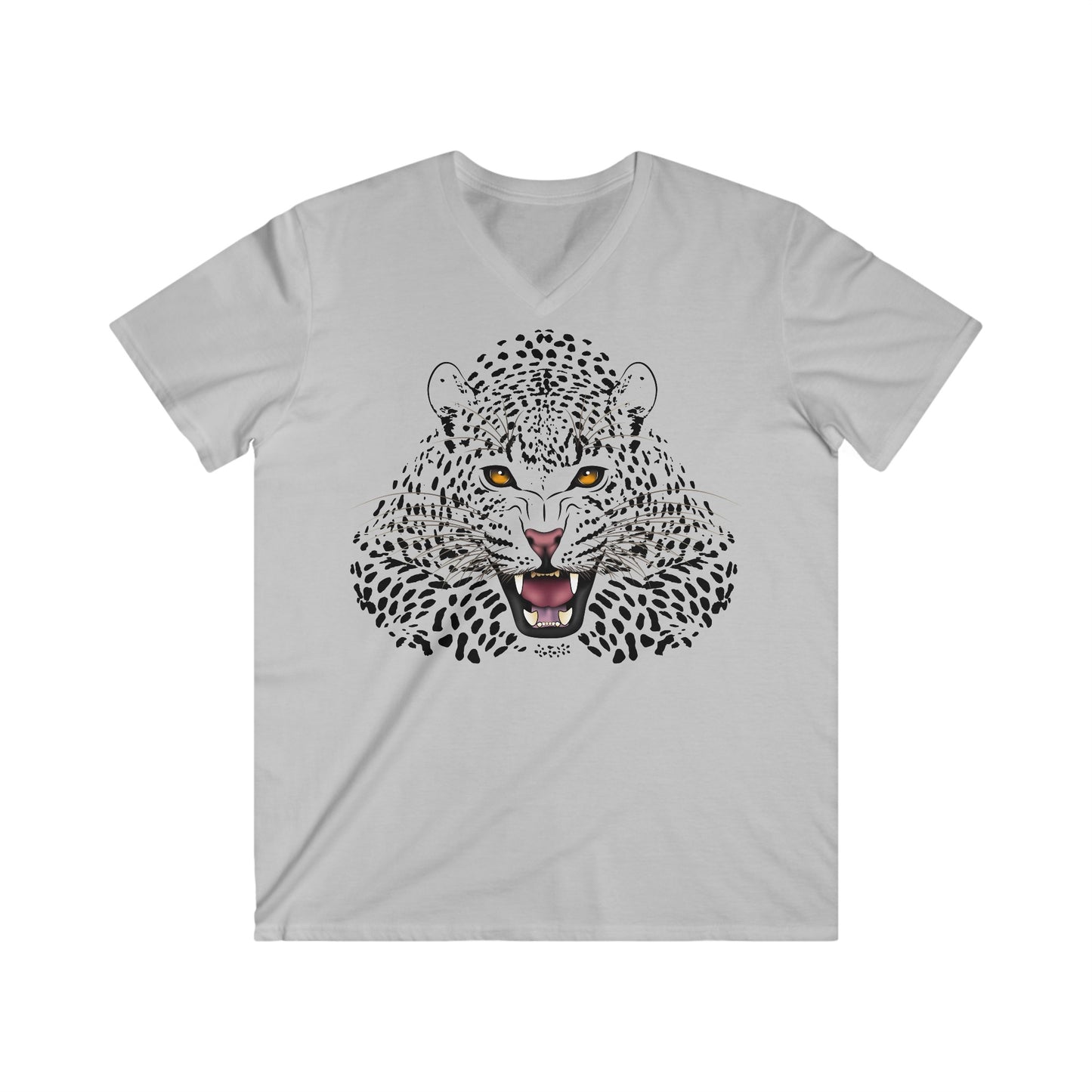 Custom Fitted V-Neck Short Sleeve Tee