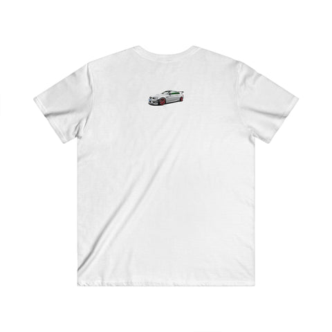 BMW Men's Fitted V-Neck Short Sleeve Tee
