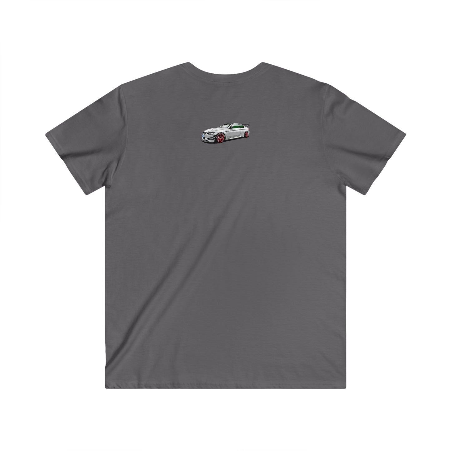 BMW Men's Fitted V-Neck Short Sleeve Tee