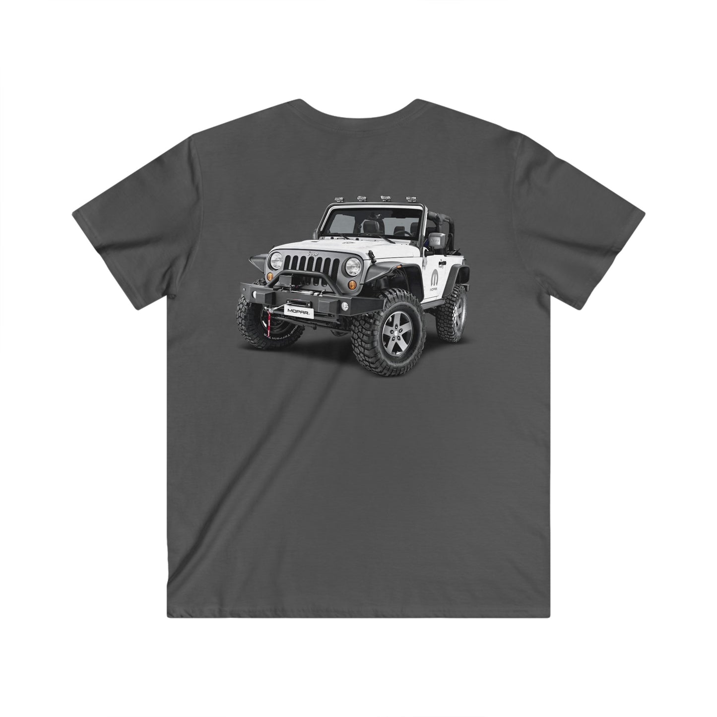 Jeep Fitted V-Neck Short Sleeve Tee