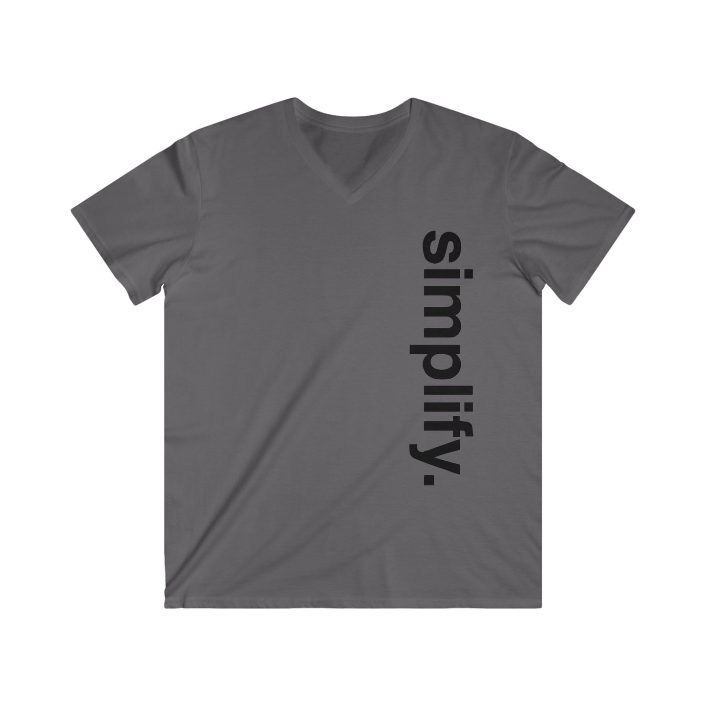Custom Fitted V-Neck Short Sleeve Tee