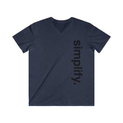 Custom Fitted V-Neck Short Sleeve Tee