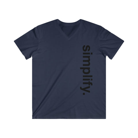 Custom Fitted V-Neck Short Sleeve Tee