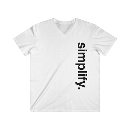 Custom Fitted V-Neck Short Sleeve Tee