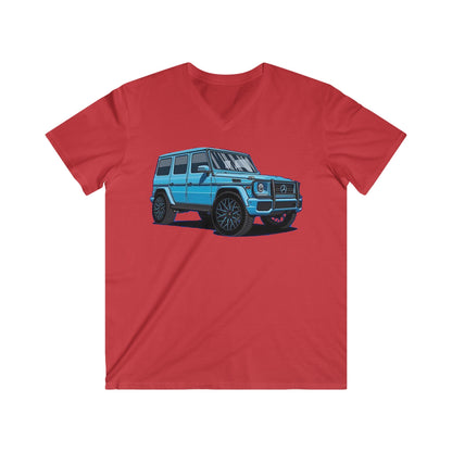 Mercedes Fitted V-Neck Short Sleeve Tee