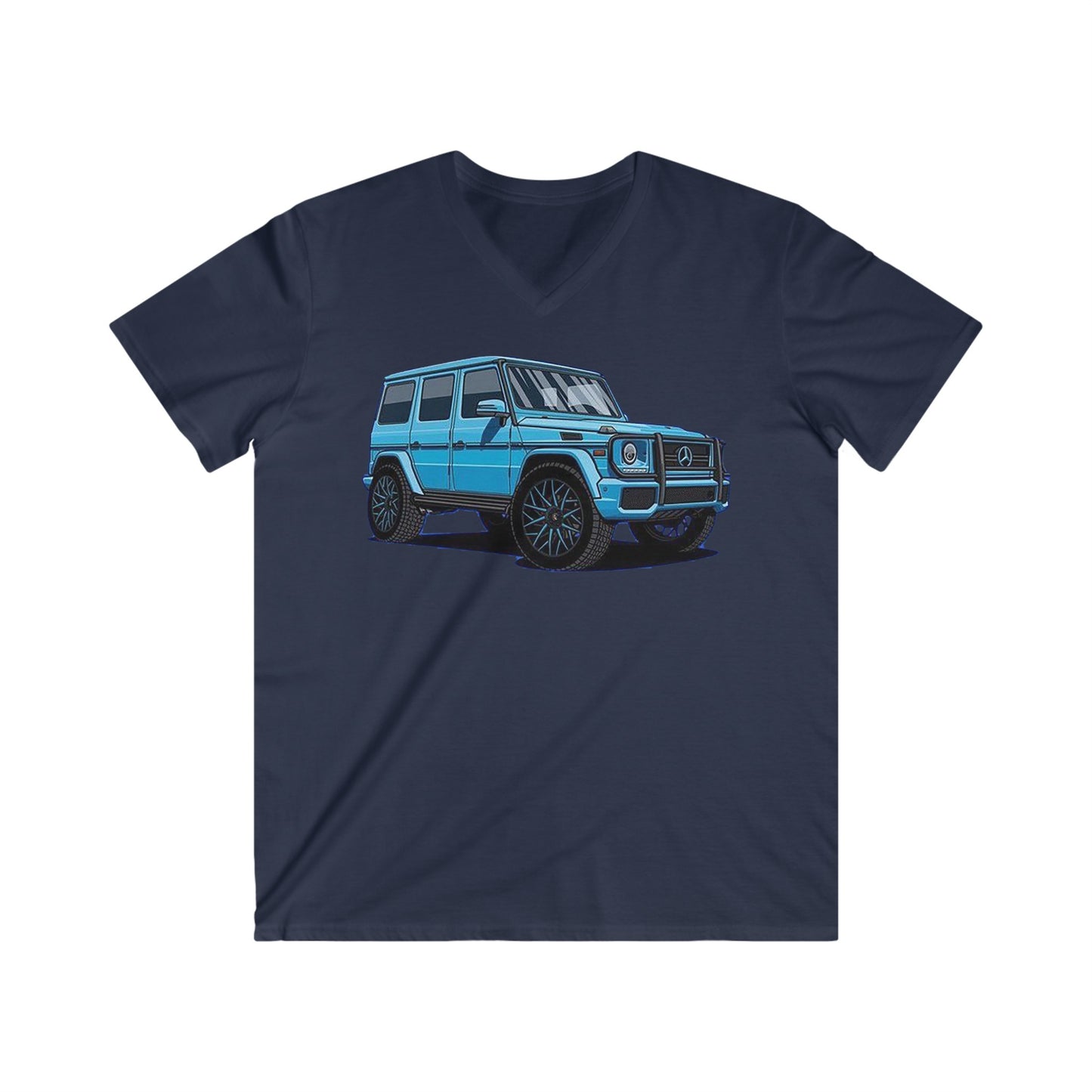 Mercedes Fitted V-Neck Short Sleeve Tee